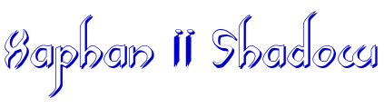 Xaphan II Shadow шрифт